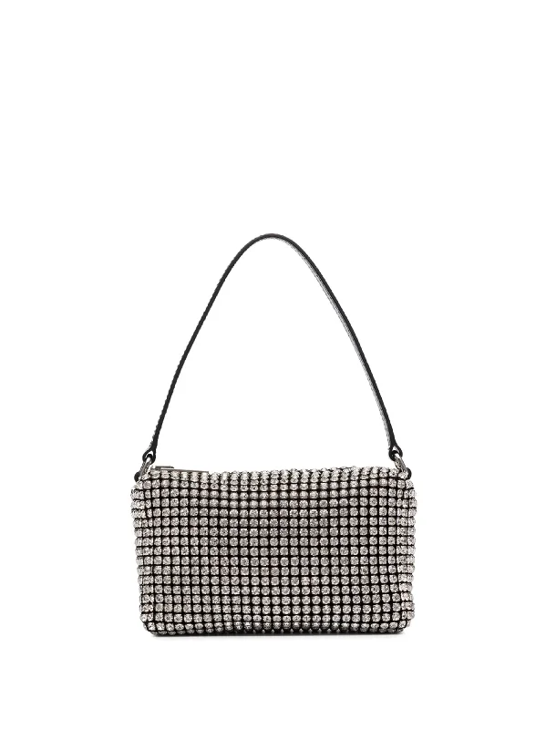 ALEXANDER WANG Chain Mesh Rhinestone Pouch