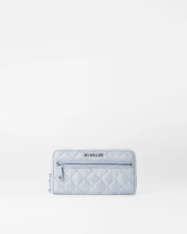 Chambray Crosby Long Wallet