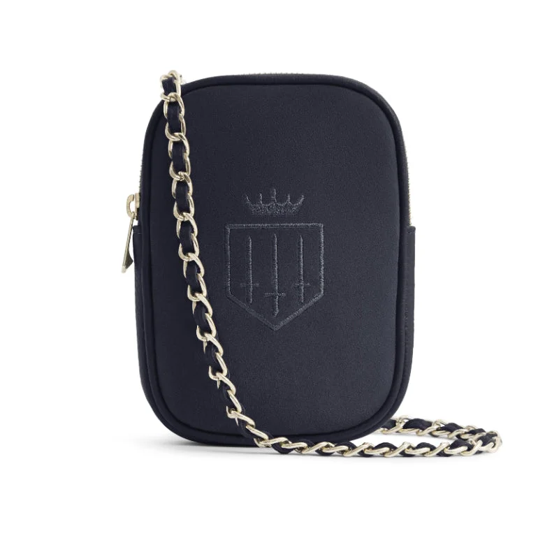 Fairfax & Favor Mini Finsbury Ladies Shoulder Bag - Navy