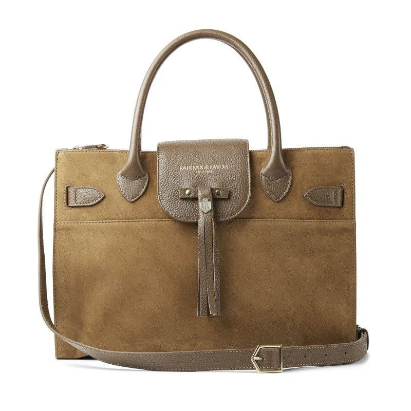 Fairfax & Favor Large Windsor Ladies Bag - Tan