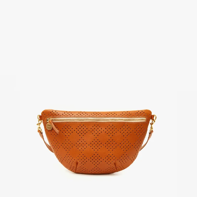 Grande Fanny Pack (Lightweight Checker Perf Cuoio)