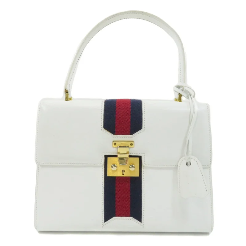 Gucci webbing line handbag calf ladies GUCCI