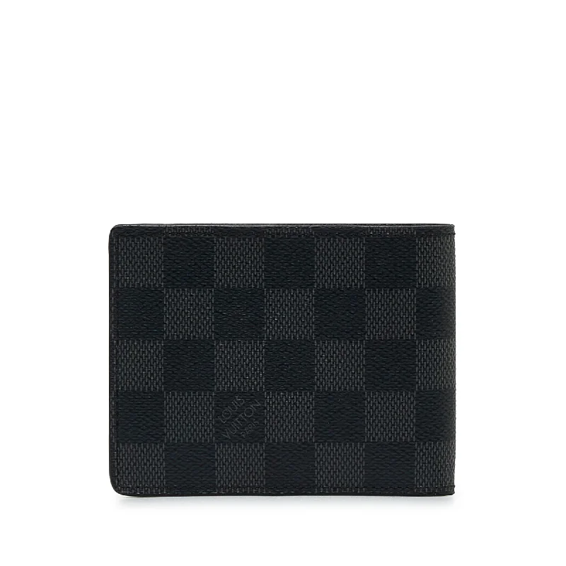 LOUIS VUITTON Damier Graphite Slender Wallet Small Wallets