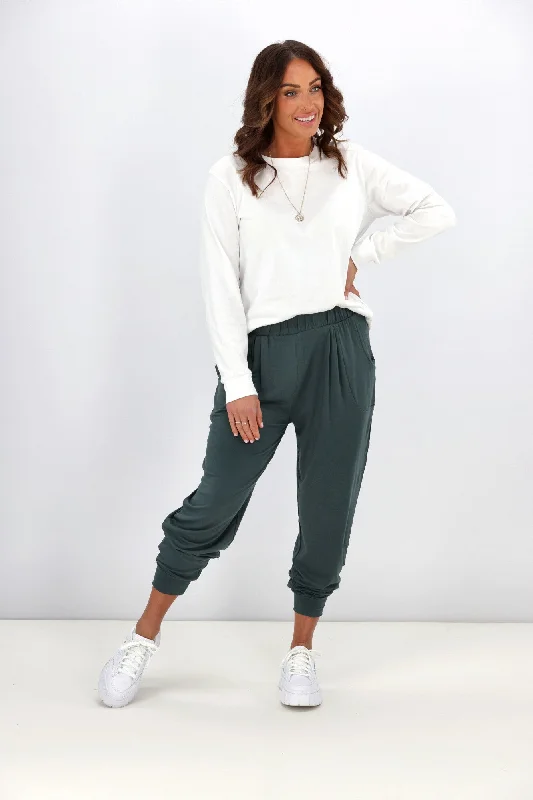 Betty Basics Paris Pant Dusty Green