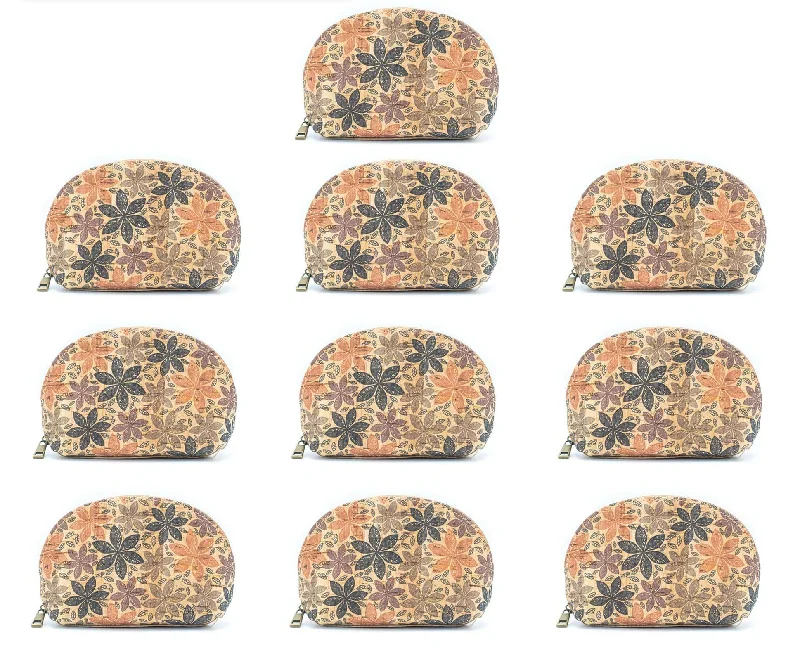 Elliptical Printed Cork Ladies' Coin Purse（10units）BAGD-120