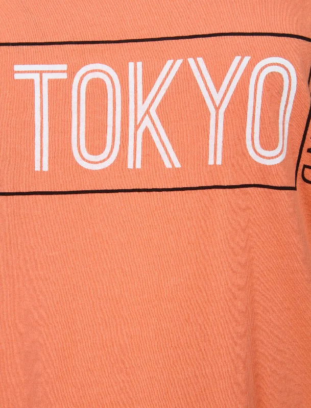 Korpi Racer Back Vest Top in Fusion Coral - Tokyo Laundry Active