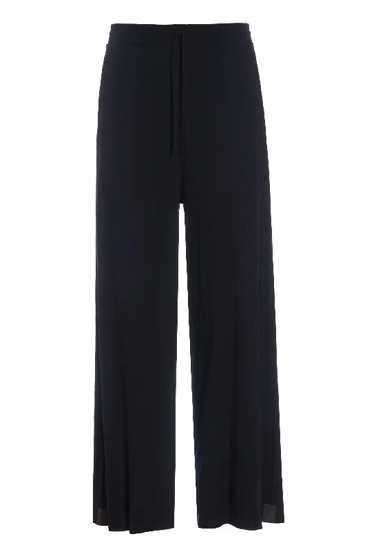 FLARE TROUSERS - 99013 - BLACK