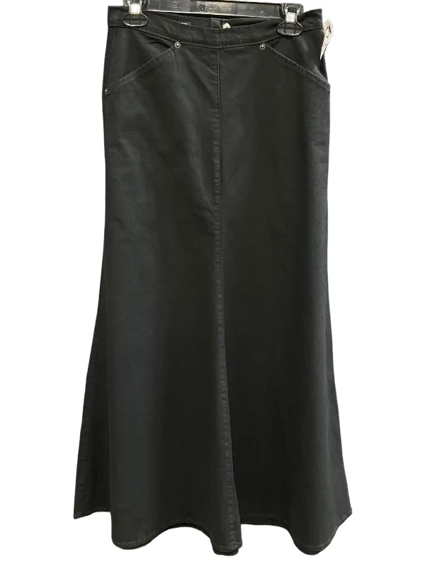 Black Skirt Maxi Clothes Mentor, Size 6