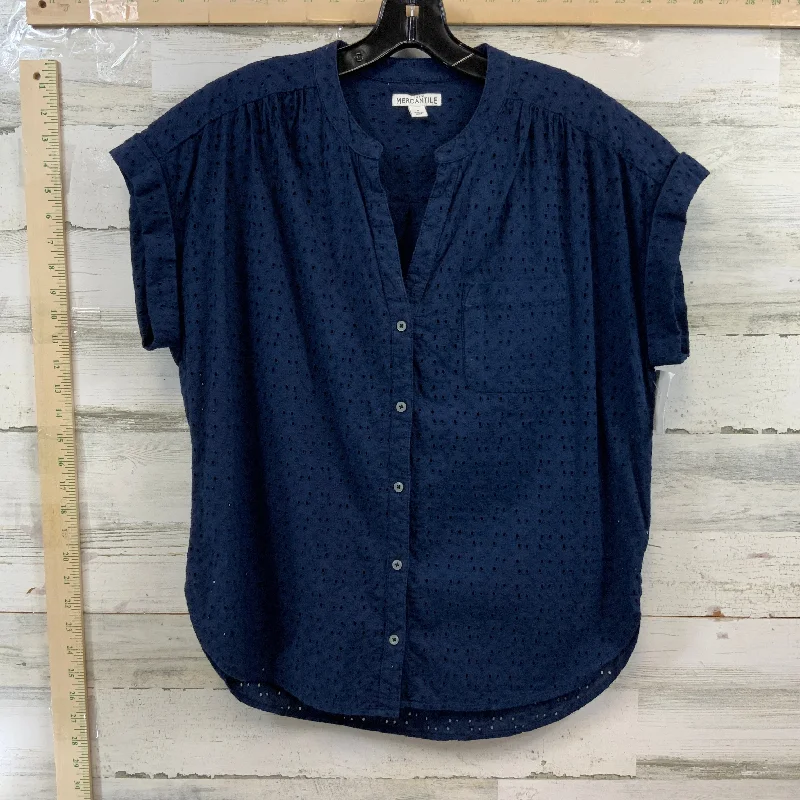 Blouse Short Sleeve By J Crew O  Size: S