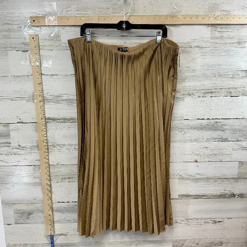 Gold Skirt Midi J. Crew, Size 2x