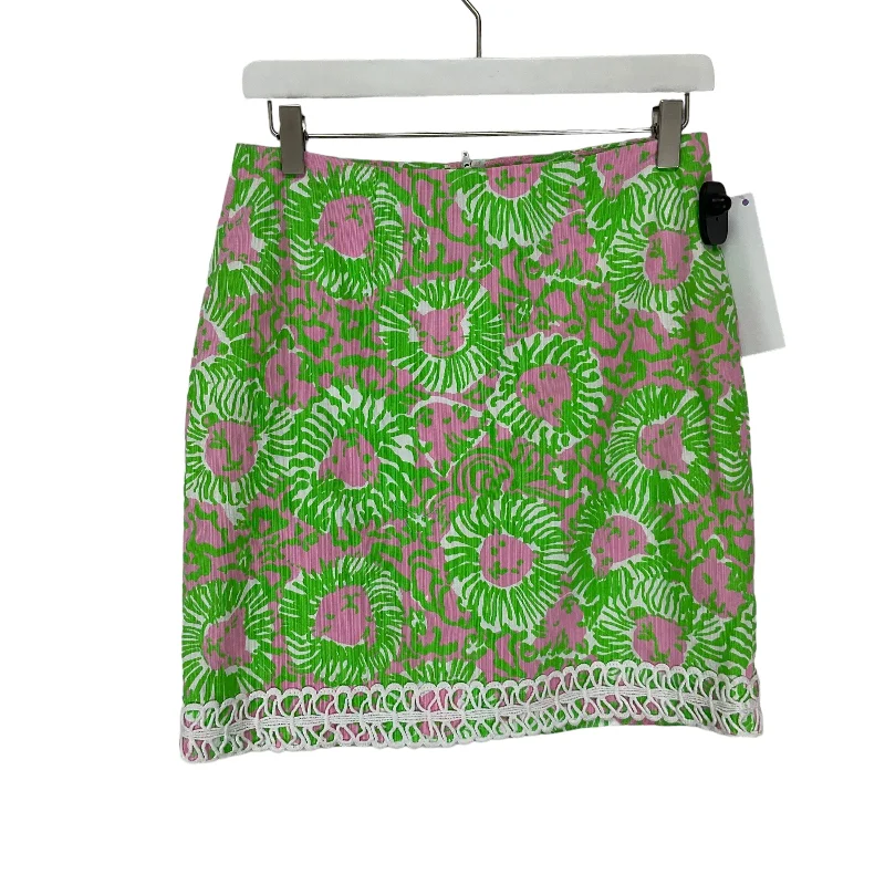 Green Skirt Designer Lilly Pulitzer, Size 4