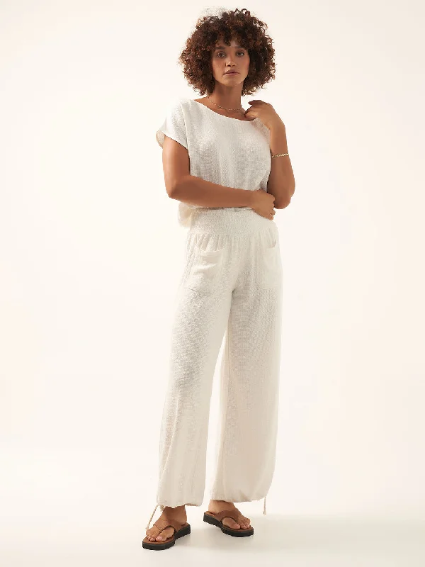 Namaste Linen Blend Pants Coconut